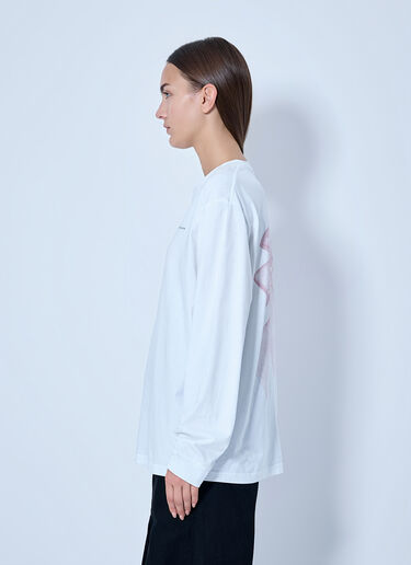 LN-CC® - Cecilie Bahnsen: Lily T-Shirt - White Cecilie Bahnsen Lily T-Shirt White cec0266001