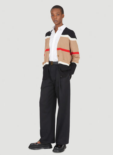 Burberry Phillipa 经典条纹开衫 米 bur0247033