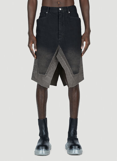 Rick Owens Slivered Skirt Brown ric0152006