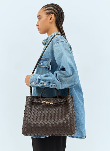 Bottega Veneta 中号 Andiamo 手提包 棕色 bov0254060