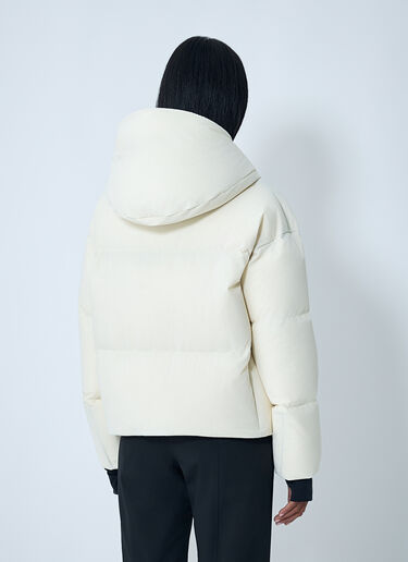 Moncler Grenoble Allesaz 连帽短款羽绒服  白色 mog0262007