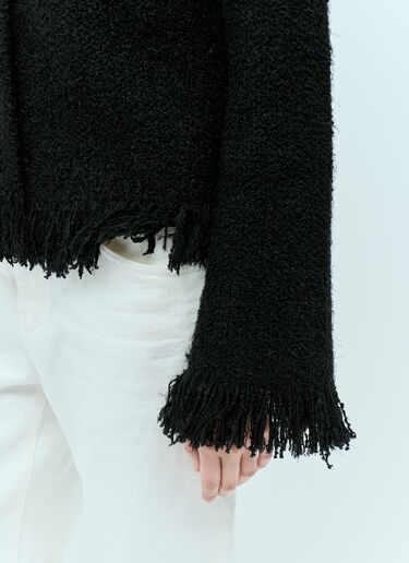 Chloé 顶部系扣无领短夹克 黑色 chl0255004