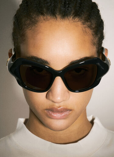 Balenciaga Palazzo Cat Sunglasses Black bcs0257001