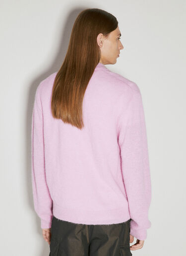 Our Legacy Evening Polo Knit Cardigan Pink our0155003