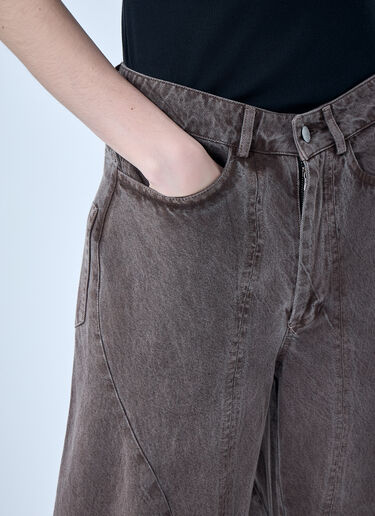 LUEDER Engineered Flare Pants Brown ldr0364003