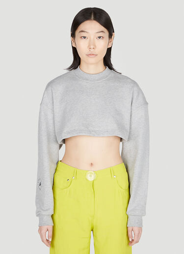 adidas by Stella McCartney Cropped Sweatshirt Grey asm0251016