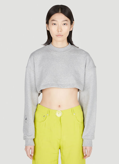 Versace Cropped Sweatshirt Black vrs0251071