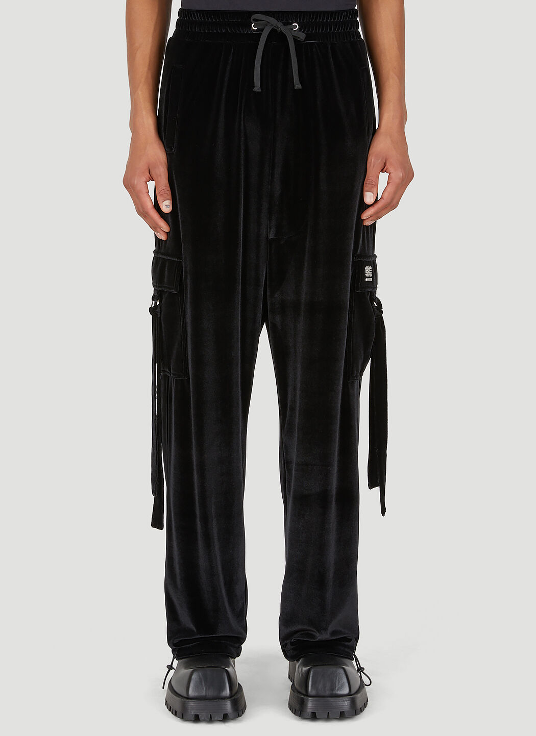 Hood By Air Drop Crotch Track Pants in Black LN CC