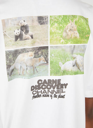 Carne Bollente Carne Discovery Channel T-Shirt White cbn0350005