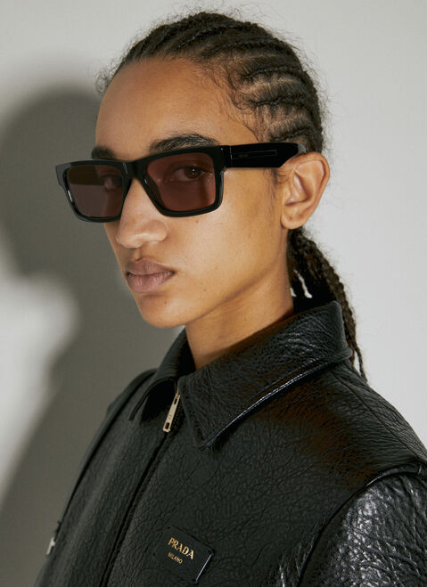 Saint Laurent Rectangular Sunglasses Black yss0253001