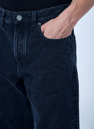 LN-CC® - Saint Laurent: Relax Tapered Jeans - Black Saint Laurent Relax Tapered Jeans Black sla0166003