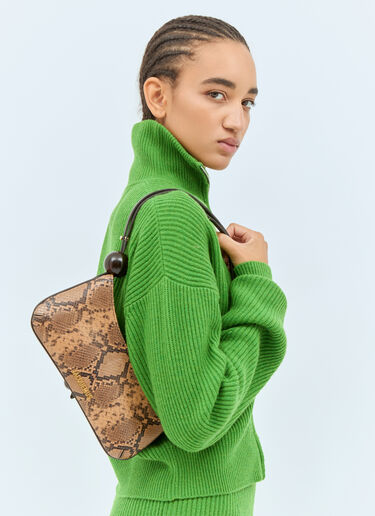 Jacquemus Le Bisou Perle 单肩包 棕色 jac0258063