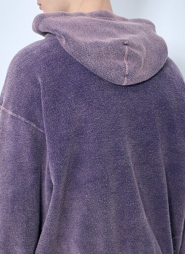 NÒMARYTHM TEXTILE Hand-Dyed Twist Hooded Sweatshirt Purple nma0158012