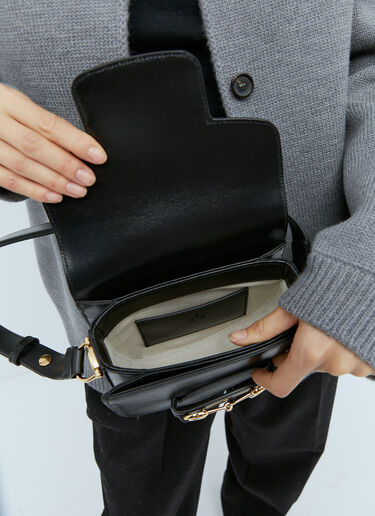 Gucci Horsebit 1955 Mini Rounded Shoulder Bag Black guc0254045