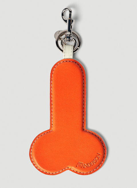 Thom Browne Penis Keyring Grey thb0349001