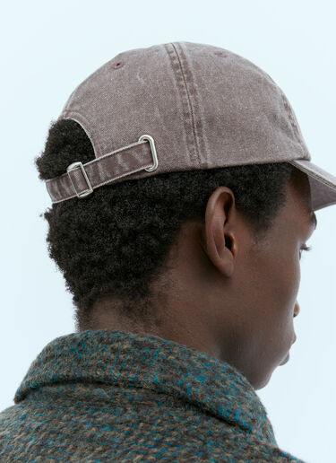 Stüssy Washed Logo Embroidery Baseball Cap Brown sts0152030