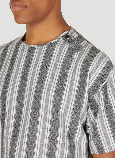Snow Peak Dobby Stripe T-Shirt Grey snp0148007