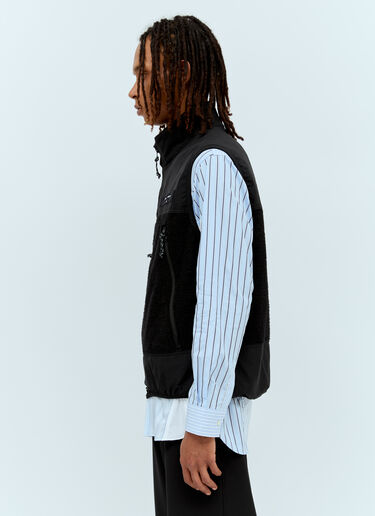 Comme des Garçons Homme 抓绒背心 黑色 cdh0154008