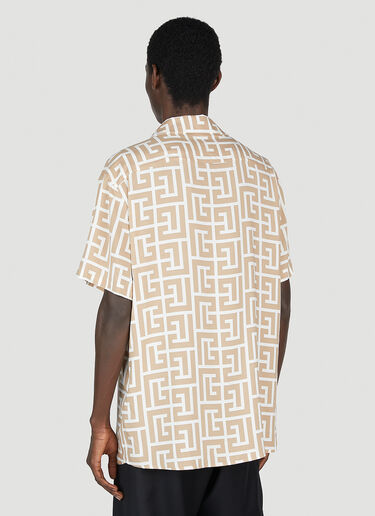 Balmain Monogram Shirt Beige bln0152016
