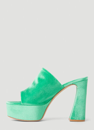 Gianvito Rossi Holly High Heel Mules Green gia0251014