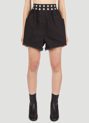 Raf Simons Eyelet Shorts Black raf0251006