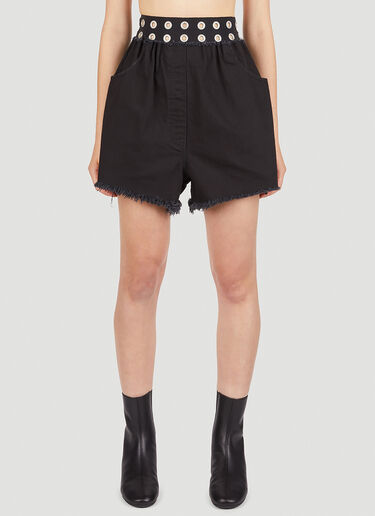 Raf Simons Eyelet Shorts Black raf0251006