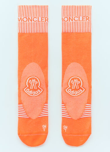 Moncler x adidas Originals Logo Jacquard Socks Orange mad0354012