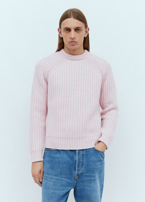 Gucci Wool Knit Sweater Pink guc0255113