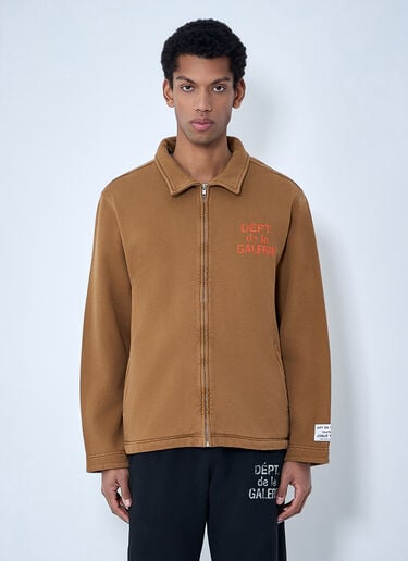 Zip-Front Cotton Jacket Gallery Dept. Zip-Front Cotton Jacket Beige gdp0162006