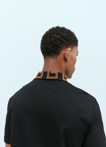 Versace メドゥーサグレカ ポロシャツ ブラック ver0154006