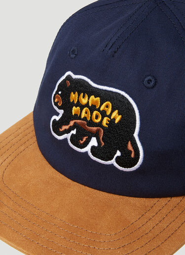 Embroidered Baseball Cap Human Made Embroidered Baseball Cap Dark Blue hmd0152032