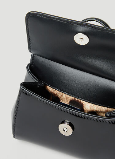 Dolce & Gabbana Mini Sicily Shoulder Bag Black dol0252024