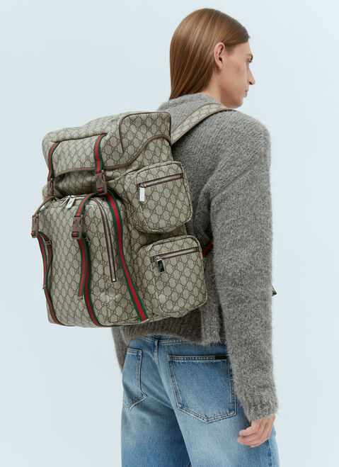 Gucci GG Large Backpack Grey guc0155027
