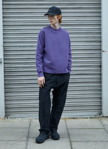 Massimo Osti Studio Logo Sweatshirt Purple mao0158039