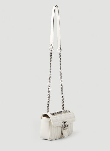 Gucci GG Marmont Matelassé Mini Shoulder Bag White guc0247192