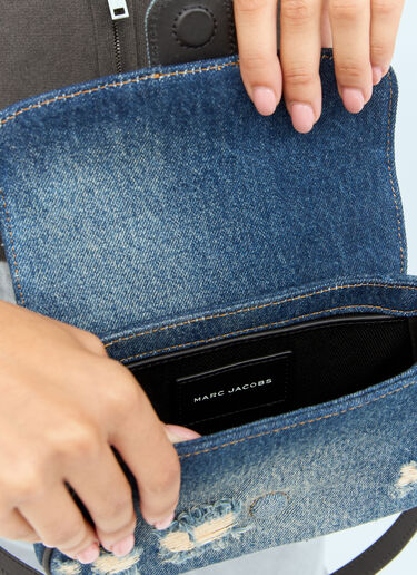 Marc Jacobs The Denim Clover Shoulder Bag Blue mcj0258003