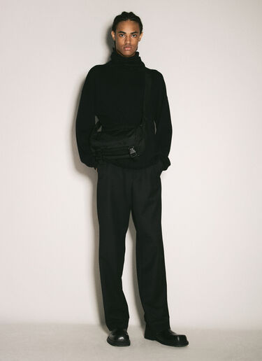 Saint Laurent Turtleneck Sweater Black sla0158006