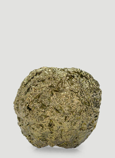 House of Today Boule Crumpled Paperweight Brass wps0638183