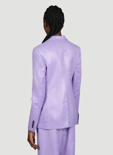 JW Anderson Padlock Strap Suit Single Breasted Blazer Purple jwa0253001