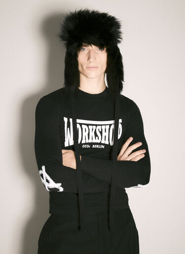 032c Osl2ber Trapper Hat Black cee0158025