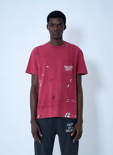 Gallery Dept. Logo Motif T-Shirt Brown gdp0160015