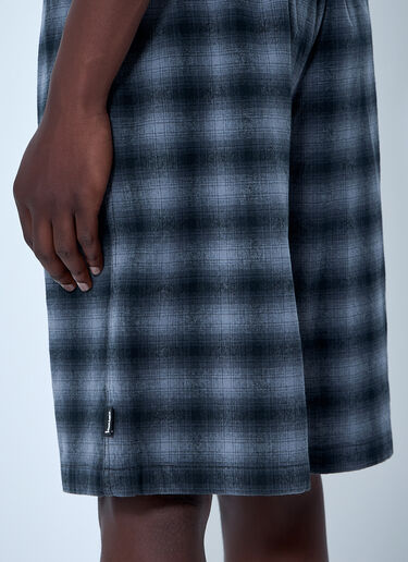 Stüssy Checked Elasticated Waist Shorts Blue sts0164014