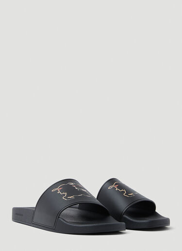 Burberry Furley Slides Black bur0153036