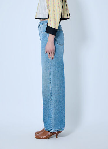 Chloé Straight Jeans In Denim Blue chl0266019