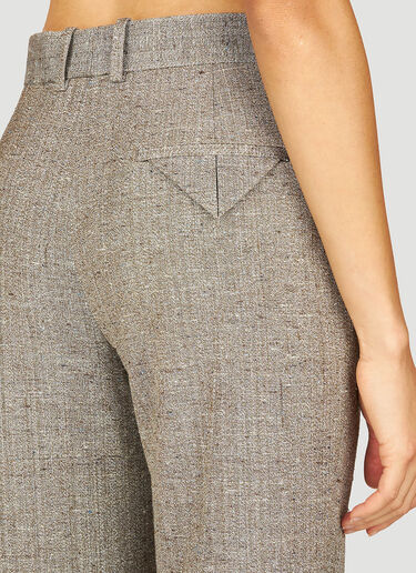 Knotted Melange Pants Bottega Veneta Knotted Melange Pants Grey bov0253081