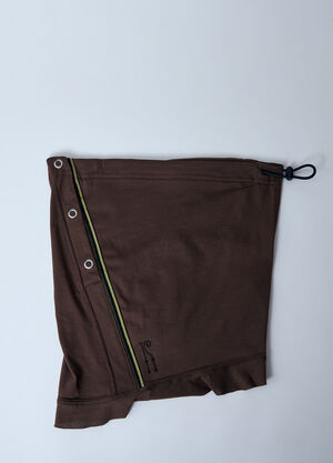 Kiko Kostadinov Alec K-Dart Gaiter Scarf Brown kko0160015