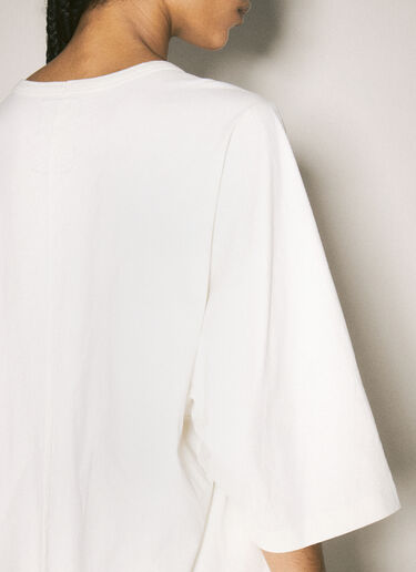 Moncler x Rick Owens Oversized Crewneck T-Shirt White mcs0358013