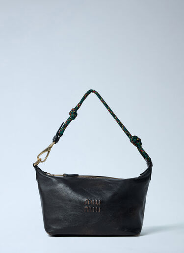 Logo Motif Pouch Shoulder Bag Miu Miu Logo Motif Pouch Shoulder Bag Brown miu0263042