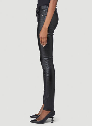 Saint Laurent Skinny Leather Pants Black sla0239008