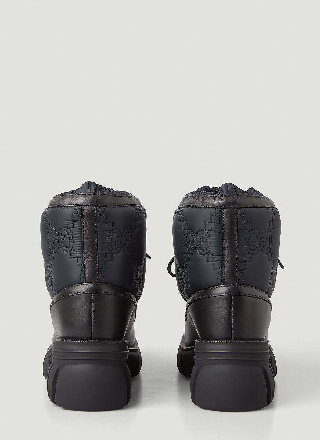 Gucci GG Ankle Snow Boots in Black LN CC